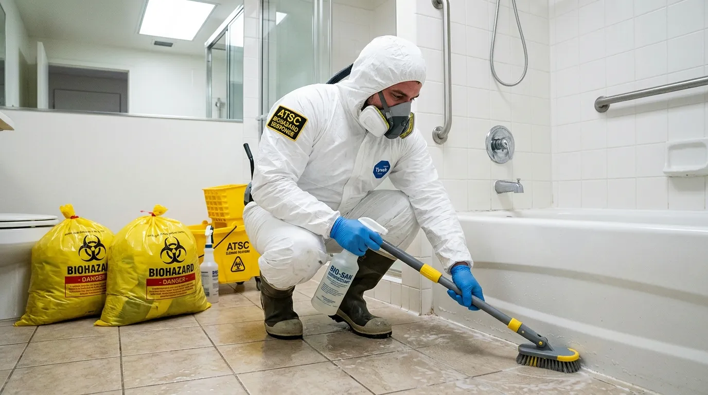 Decontamination equipment deployed for Blood Cleanup in Garden City Park